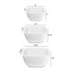 Le Regalo 3-Piece Stoneware Square Bowl Set product