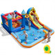Giant Water Slide Bounce House with  Climbing Wall and Splash Pool product