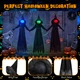 4.3-foot Halloween Light Up Witch Decoration (3-Pack) product