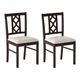 Dining Chairs with Hollowed Backrest and Padded Seat (Set of 2 or 4) product