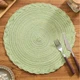 Round Woven Placemat with Braid Edge product
