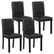 Dining Chair with Smooth Faux Leather Upholstery (Set of 2 or 4) product