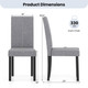 Modern Upholstered Dining Chair with Padded Seat and Backrest (Set of 2 or 4) product