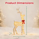 Golden Reindeer with 130 Warm Yellow LEDs product