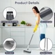 4-in-1 Upright Broom and Dustpan Set  product