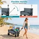 2-in-1 Foldable Wagon and Bench Seat Combo product