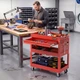 Ironmax 3 Tier Rolling Tool Cart with Lockable Drawer product