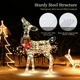 Lighted Christmas Deer with 50 White or Yellow LEDs product