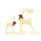 Lighted Christmas Deer with 50 White or Yellow LEDs product
