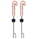 SUNSTAKES Solar Candy Cane Stake Light (2-Pack) product