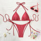 Halter Tie Triangle Cup Bikini Set product