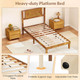 Bed Frame with Headboard with 8.5" Under-Bed Storage product