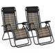 Zero Gravity Rattan Folding Lounge Chairs (Set of 2) product