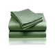 4-Piece Brushed Microfiber Dobby Striped Sheet Set product