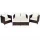 Rattan 5-Piece Cushioned Patio Set product
