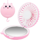 Lucky Cat Portable Personal Fan and Handheld Make Up Mirror product