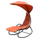 Cushioned Rocking Chaise Lounge Chair with Canopy product