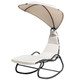 Cushioned Rocking Chaise Lounge Chair with Canopy product