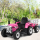 Kids' 12V Ride-on Tractor with Trailer and Parent Remote Control product