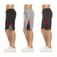 Men's Moisture-Wicking Shorts with Contrast Trim (3-Pack) product