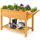Elevated Planter Box with 8 Grids & Folding Tabletop product