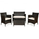 Rattan Outdoor 4-Piece Patio Furniture Set product