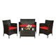 Rattan Outdoor 4-Piece Patio Furniture Set product
