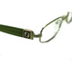 Fendi Women's Green Oval Eyeglasses product