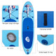 Inflatable 10' Sunbathing Stand-up Paddleboard Kit with Carry Backpack product