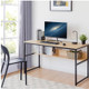Industrial 55" Computer Desk with Storage Shelf  product
