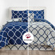 5-Piece Reversible Comforter Set with Throw Pillows product