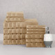Bibb Home® 12-Piece Zero Twist Cotton Towel Set product