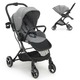 High Landscape Foldable Baby Stroller with Reversible Reclining Seat product