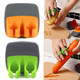 Fruit and Vegetable Peeler with Nonslip Fingertip Grip (4-Pack) product