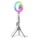 12" RGB Ring Light with Foldable Tripod and Phone Holder product