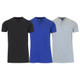 Men's Slim-Fitting Short-Sleeve Slub Henley T-Shirt (3-Pack) product