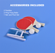 Portable Folding  60'' Ping Pong Table product
