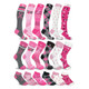 Breast Cancer Awareness Compression Socks (6-Pair) product