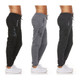 Men's Fleece Jogger Pants with Zipper Pockets (3-Pack) product