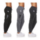 Men's Fleece Jogger Pants with Zipper Pockets (3-Pack) product
