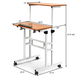 Mobile Height-Adjustable Sit-to-Stand Desk product