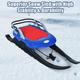 Kids' Frost-Resistant Folding Metal Snow Sled product