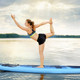 9.8- to 11-Foot Blue Beach Surfer Inflatable Stand-up Paddle Board product