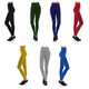 Women's Textured High-Waisted Cozy Cotton-Blend Fleece-Lined Leggings (4-Pack) product