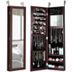 Wall or Door Mounted Mirrored Jewelry Cabinet product