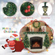 Pre-Lit 4-Piece Christmas Decoration Set product