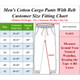 Men's Cotton Cargo Pants with Belt (2-Pack) product