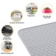 Cheer Collection® Silicone Medium Dish Drying Mat for Kitchen Counters product