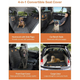 4-in-1 Luxury Rear Pet Car Seat Cover with Nonslip with Mesh Window product