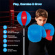 Boxing Punching Bag with Height Adjustable Stand and Boxing Gloves product
